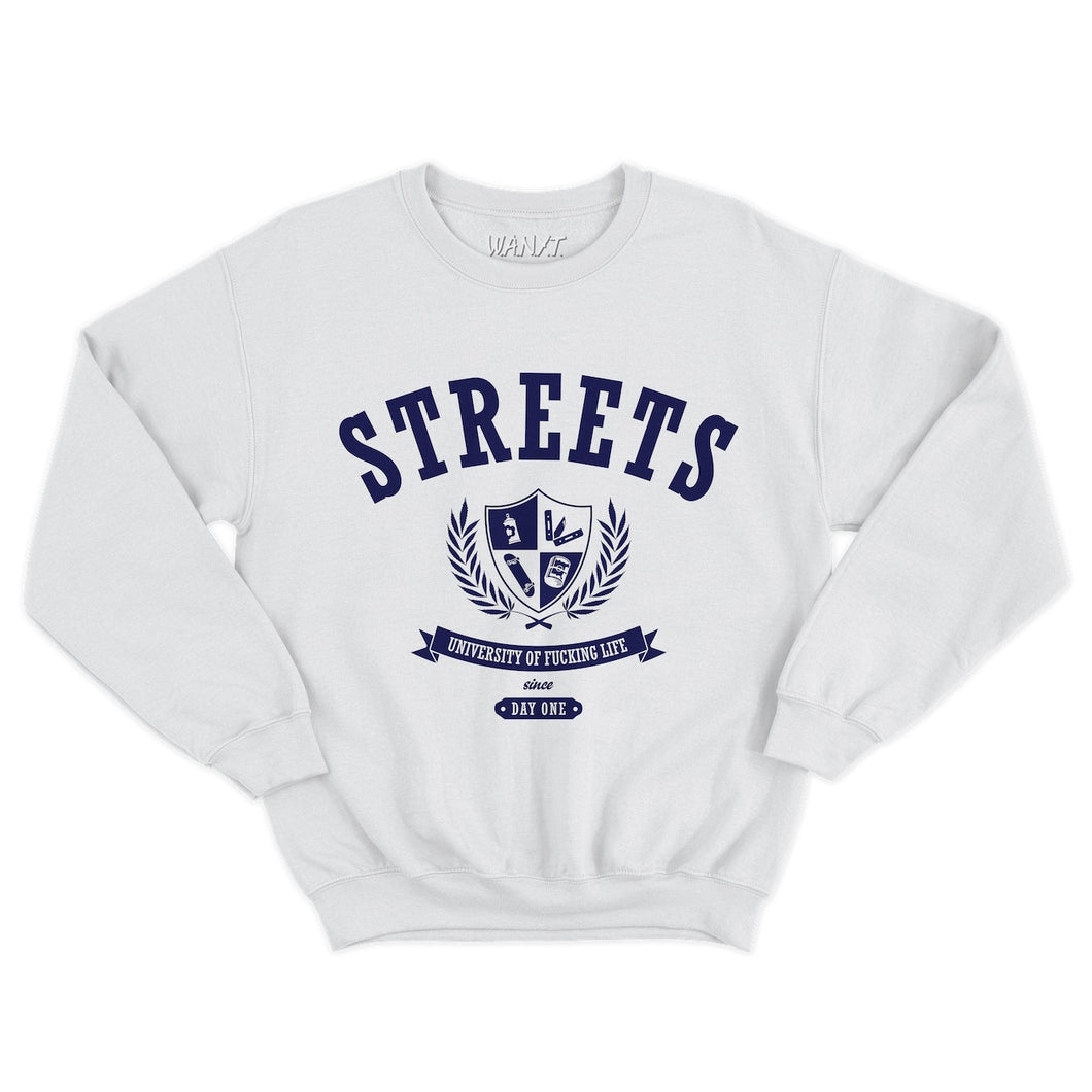 University White Crewneck